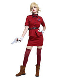 Coskidz Women's Seras Victoria Burgundy Red Cosplay Costume (S, Red)