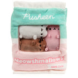 GUND Pusheen Meowshmallows Bag of Treats with Removable Mini Plush, Stuffed Animals for Ages 8 and Up, Pink/Green, 7.5”