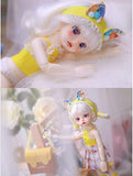 1/6 BJD Doll Cute Girl SD Dolls 26.5cm 10.4in Ball Joint Doll with Clothes Set Shoes Wig Makeup Face and Accessories, Best Birthday Gift