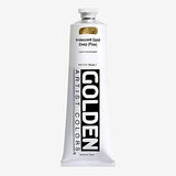 Golden Heavy Body Iridescent Acrylics - Iridescent Gold Deep Fine - 5oz Tube