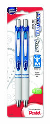 Pentel EnerGel Pearl Deluxe RTX Retractable Liquid Gel Pen, 0.7mm, Blue Accent, Blue Ink, 2 Pack