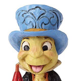 Enesco Disney Traditions by Jim Shore Pinocchio Jiminy Cricket Miniature Figurine, 2.75", Multicolor