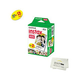 Fujifilm INSTAX Mini Instant Film 2 Pack = 20 SHEETS (White) For Fujifilm Mini 8 & Mini 9 Cameras