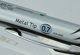 Pentel EnerGel RTX Deluxe Retractable Liquid Gel Pen, Fine .7mm Metal Tip, Black Ink, Silver Barrel