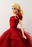 [Handmade Dress Fit For 12" Doll] The Cora Gu Handmade Miss Sally Red Dress Fit For 12" Fashion Doll(Dolls' not included)