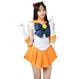 Cosfun Women's Venus Aino Minako Cosplay Costume DressK-mp000348 (2X-Small)