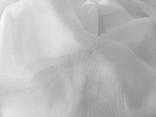 Chiffon White 58 Inch Fabric By the Yard (F.E.®)