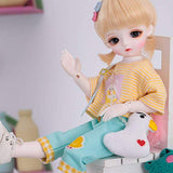YNSW BJD Doll, Cute Doll in Casual Style 1/6 SD Doll 10 Inch 26 cm Ball Jointed Dolls Toy Gift for Child
