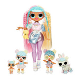 L.O.L. Surprise! O.M.G. Bon Bon Family – Limited Edition Fashion Doll, 2 Dolls, Pet and Lil Sister with 45+ Surprises