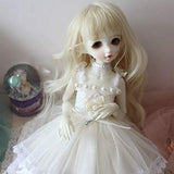 HMANE BJD Dolls Clothes 1/4, White Tutu Skirt Fluffy Dress Clothes Outfit for 1/4 BJD Dolls (No Doll)