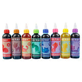 One Step Tie Dye Kit, 5/8 Colors Textile Paints Non Toxic DIY Clothing Fabric Dye for Kids, Adults, and Groups