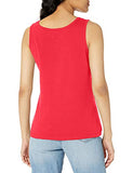 Hanes Women's Cotton Tank, red spark, 2X LARGE