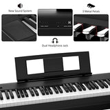 Jomilly Full Size 88 Key Weighted Hammer Digital Piano, Portable Electric Keyboard Piano for Beginner/Adults with Sustain Pedal, Power Supply, And Built in Speakers (Without Stand)
