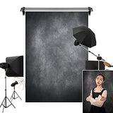 Kate 5x7ft/1.5x2.2m Dark Backdrop Black Abtract Texture Portrait Photo Backgrounds Photography Studio Props