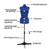 13 Dials Adjustable Mannequin Dress Form, Large