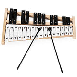 Giantex 27 Note Glockenspiel Xylophone, Percussion Instrument with Wood Base and 27 Metal Keys, Alto Full Size Glockenspiel Xylophone for Adults and Kids- Includes 2 Mallets and Carrying Bag