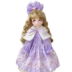 bositigo Original Anime Design BJD Doll 1/6 SD Dolls 11.8 Inch 18 Ball Jointed Doll DIY Toys with Clothes Outfit Shoes Wig Hair Makeup,Best Gift for Girls Kids Children - E