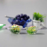 BARMI Dollhouse Miniature Vegetable Salad Model Simulation Food Kitchen Play Scene Toy,Perfect DIY Dollhouse Toy Gift Set