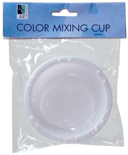 Palette Cup Round White Plastic