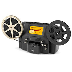 KODAK REELZ 8mm & Super 8 Films Digitizer Converter with Big 5” Screen, Scanner Converts Film Frame by Frame to Digital MP4 Files for Viewing, Sharing & Saving on SD Card for 3” 4” 5” 7” Reels