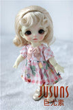 BJD Wigs JD006 5-6inch 13-15CM Synthetic Mohair Doll Wig Retro Hepburn Lati Yellow Doll Wigs (Blond, 5-6inch)