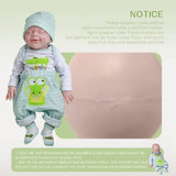 Baby Doll 18.5 in, Reborn Baby Dolls, Not Vinyl Dolls, Realistic Soft Silicone Newborn Baby Doll, Real Full Body Silicone Reborn Baby Dolls (18 in boy)