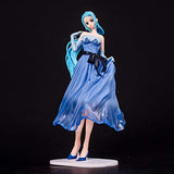 DYHOZZ One Piece Toy Statue Nefeltari Vivi Collection Statue Model Toy Best Gift PVC Exquisite Anime Decoration - Color: Blue-22CM Toy Statue