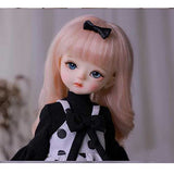 ZDLZDG Mini Lovely BJD Doll 1/6, 12.6Inch Handmade SD Doll Ball Jointed Body Dolls with Full Set Clothes+ Shoes+ Wig+ Makeup+ Socks+ Hairpin, Best New Year Gift