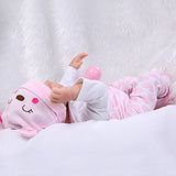 OCSDOLL Reborn Baby Dolls 22" Cute Realistic Soft Silicone Vinyl Dolls Newborn Baby Dolls with Clothes