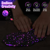 Galaxy Slime Kit for Girls Boys - Premade Slime Glow in The Dark - Sensory Toys for Boys and Girls Aged 5 6 7 8 9 10 11 12 - Great Arts and Craft Science Kit with DIY Slime Supplies