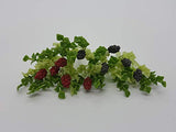 10 Pieces Miniature Grape Tree Flower clay Dollhouse Fairy Garden Mini Plant Trees Artificial Flower Tiny Orchid #06