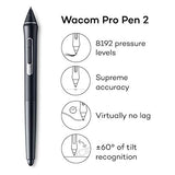Wacom PTH460K0A Intuos Pro Digital Graphic Drawing Tablet for Mac or PC, Small New Model