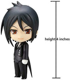 GHMHJH Anime Black Butler: Sebastian Michaelis Nendoroid PVC Action Figure(About 4 Inches) Movie Character Model Toys