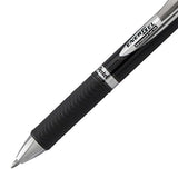EnerGel Permanent Gel Ink Rollerball Pen, Black, 3 Pack (BLP77BP3A)