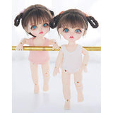 YILIAN BJD Dolls 1/8 SD Dolls 6" Movable Joint Mini Doll + Clothes + Makeup + Shoes + Wigs + Sock, for Collections, Children's Toy