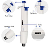Four E's Scientific Lab Single-Channel Pipettor Adjustable Micro Pipette 1-10mL
