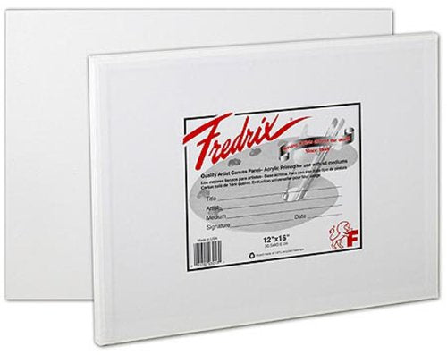 Fredrix 3207 Canvas Panels, 8 by 10-Inch, 3-Pack