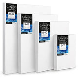 LotFancy Canvas Boards for Painting, Pack of 28, 5x7", 8x10", 9x12", 11x14", Canvases for Painting Multipack with Label Stickers, Triple Primed Cotton Canvas Panels for Oil Acrylic Painting
