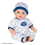 Adora Baby Doll Clothes & Accessories Adoption Fashion Once Upon A Star, Fits Most 16 inch Baby Dolls, Blue