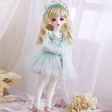 ZDD 1/6 BJD Doll Sweet Beauty Doll Set, Toys for Kids Surprise Gift for Girls Birthday, Full Set Clothes Wigs Shoes Makeup Accesorios Favorites