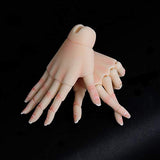 BJD Jointed Hands Suitable for 1/3 Or 1/4 Bjd Doll Boy and Girl Body iOS IP ID72 R72 Sd17 DS SD Feeple 72 Joint Hands White (no Brushing)