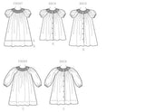 VOGUE PATTERNS V9177 Children's/Girls' Smocked Raglan-Sleeve Dresses, CL (6-7-8)