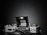 Fujifilm X-T10 Silver Mirrorless Digital Camera Kit with XC16-50mm F3.5-5.6 OIS II Lens