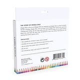 Megga Max Colored Pencils for Kids - Adult Coloring Books and Art Supplies - 72 Count Color Pencil Set with No Repeat Colors