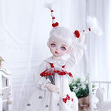 ZDD BJD Doll 1/6 SD Dolls 10.55 Inch Ball Jointed Doll DIY Toys with Full Set Clothes Shoes Wig Makeup, Best Gift for Girls, Can Be Used for Collections