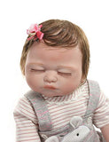 Pinky Reborn Reborn Dolls 20inch Full Body Silicone Real Life Like Reborn Doll Soft Vinyl Realistic Newborn Baby Doll Waterproof Magnet Pacifier Xmas Gift (Girl)