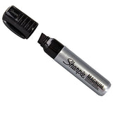 Sharpie (24 Pack) Pro Magnum Permanent Marker Set Chisel Tip Black Pens Pallet Markers Bulk Extra