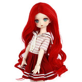 AIDOLLA Doll Wig 9-10 Inch 1/3 BJD SD Wig - Girls Gift Temperature Synthetic Fiber Long Curly Synthetic Hair