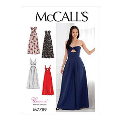 McCall's Patterns Misses' Dresses And Jumpsuits Sewing Pattern, Multicolor