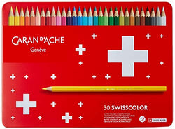 CREATIVE ART MATERIALS Swisscolor Pencils Metal Box, Set of 30 (1285.730)